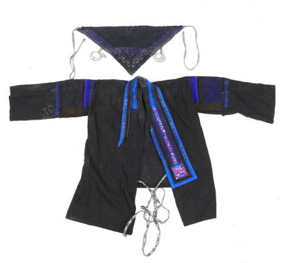 VIETNAM: Traditional Hmong blue cotton jacket...