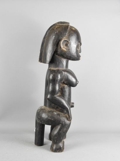 FANG, Gabon.
Wood, dark patina.
Eyema Byeri