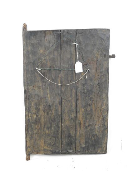 DOGON - MALI : Volet de case en bois sculpté...