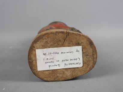 BAOULE Ivory Coast: Hardwood painted red...