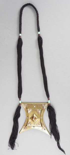TOUAREG - NIGER: Large Cherot talisman amulet,...