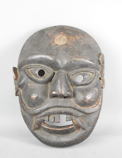 HIMALAYA: Mahakalar mask with prominent cheekbones...