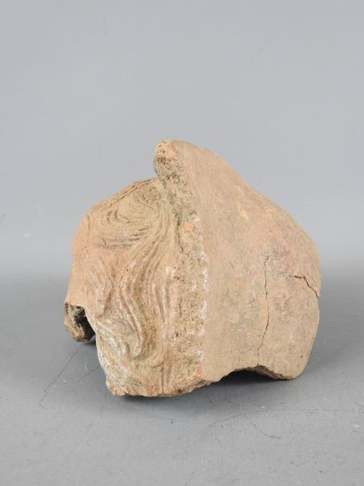 Two ancient fragments of terracotta sculptures...