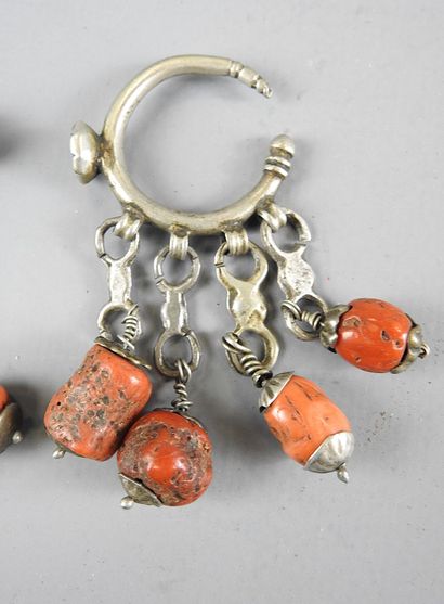 Drâa Valley, Morocco.
Pair of silver 