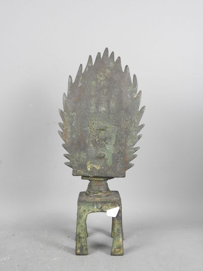 CHINE : Statue de Bouddha ou de Bodhisattva...