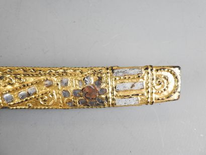 BIRMANIA.
Saber with scabbard, the engraved...