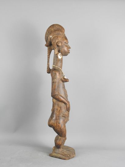 BAOULE, Ivory Coast.
Hardwood, dark patina,...