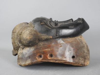 Baoulé, Côte d'Ivoire. Masque de danse en...