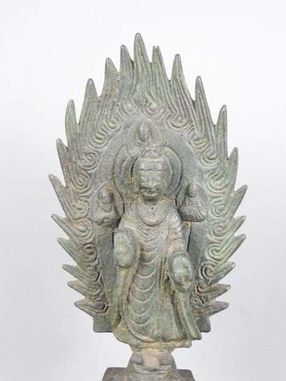 CHINE : Statue de Bouddha ou de Bodhisattva...