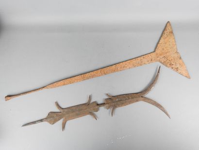 Composite lot:
-Iron sword, EKONDA, Democratic...