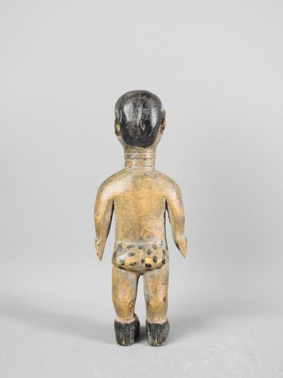 EWE - Togo : Figure de jumelle Venavi. Bois...