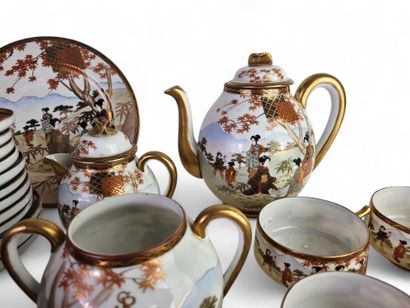 JAPAN, 20th century.
Part of a 36-piece tea...