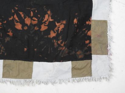 FANTI, Ghana. 
Textile, decorated with applied...