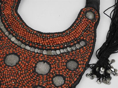 Tuareg pectoral, Timbuktu region, Mali.
Leather,...