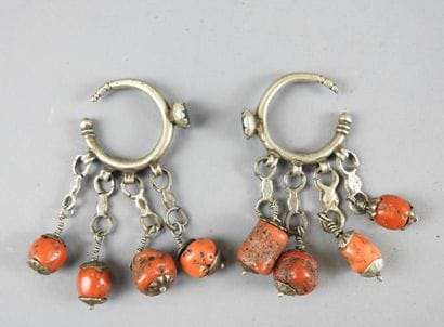 Drâa Valley, Morocco.
Pair of silver 
