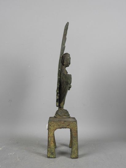 CHINE : Statue de Bouddha ou de Bodhisattva...