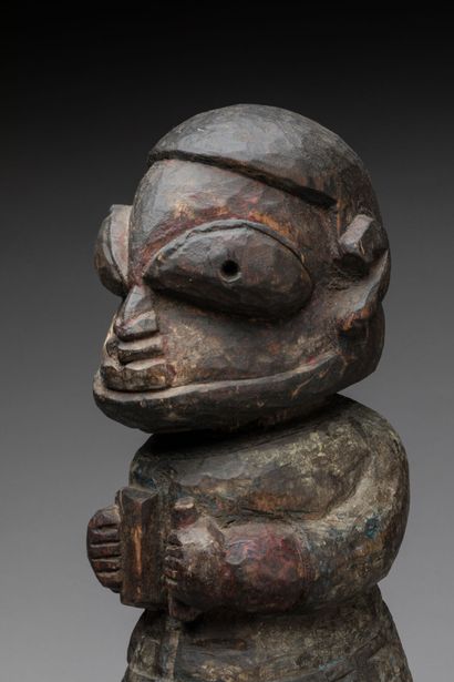 YOROUBA, Nigeria.
Wood, patina of use.
Large...