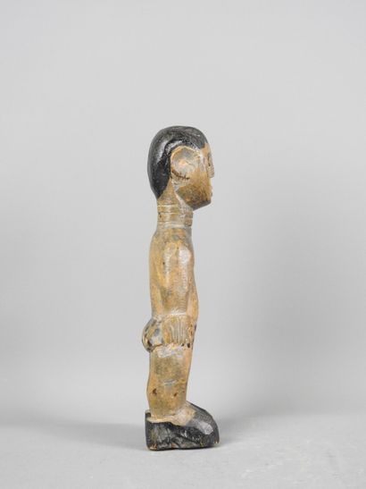 EWE - Togo : Figure de jumelle Venavi. Bois...