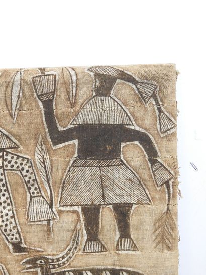 SENOUFO Ivory Coast: Very old Korhogo canvas...