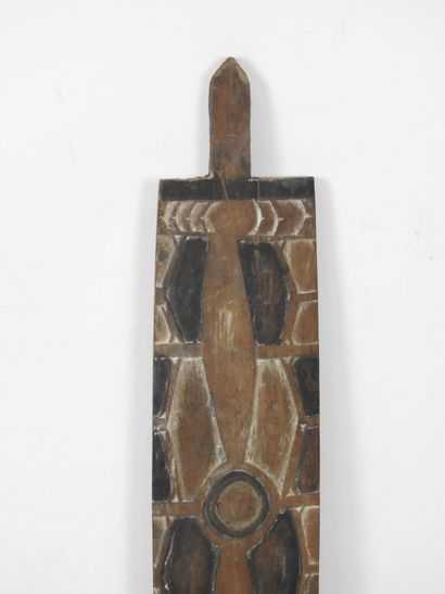 Australian Aboriginal panel. Hardwood, pigments....