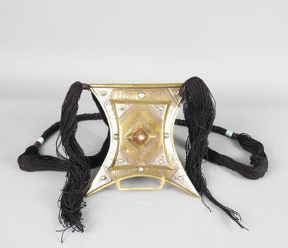 TOUAREG - NIGER: Large Cherot talisman amulet,...