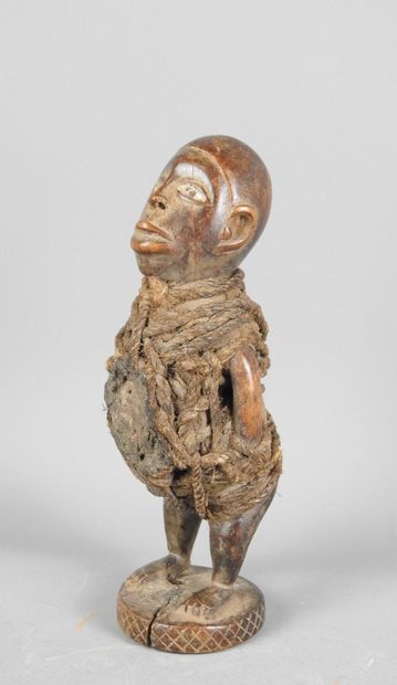 Protective fetish with abdominal reliquary,...