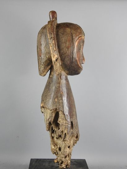 FANG (style), Gabon : Bois dur sculpté patiné...