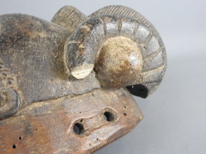 Baule Ivory Coast: Portrait mask showing...