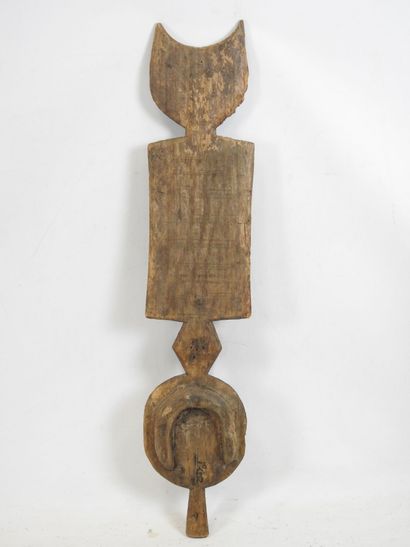 BWA - Burkina Faso : Bois pigment. Masque-planche...