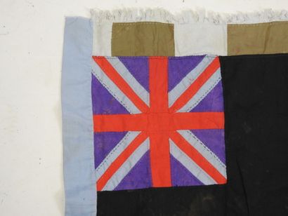 FANTI, Ghana. 
Textile, decorated with applied...