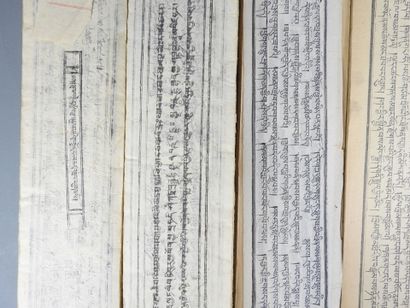 CHINE - TIBET: Traités imprimés avec commentaires...