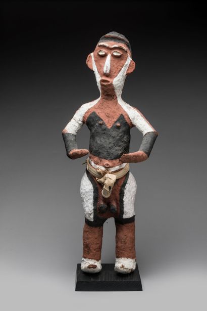 MALEKULA, Vanuatu.
Pâte végétale, belle polychromie,...