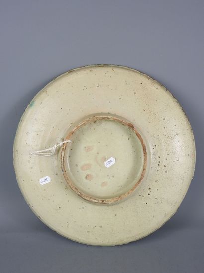 MAROC - FES : Très ancien plat circulaire...