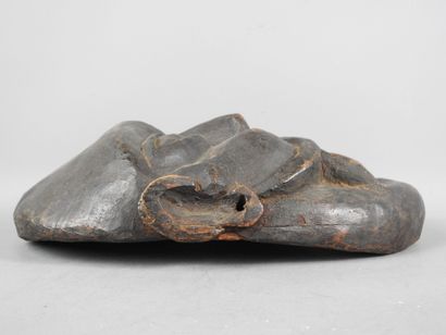 HIMALAYA: Mahakalar mask with prominent cheekbones...