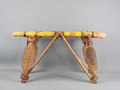 MAURITANIA - MALI: Baby palanquin. Wood,...