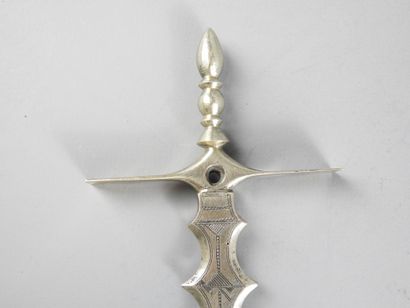TOUAREG - MAURITANIA : Sugar hammer. Silver...