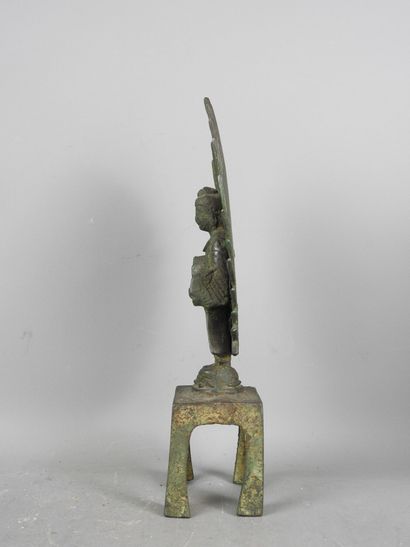 CHINE : Statue de Bouddha ou de Bodhisattva...