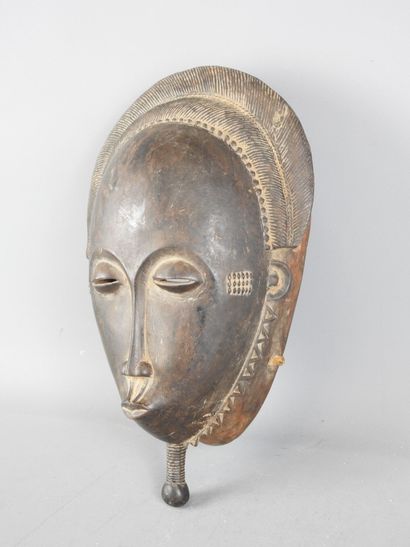 Baule Ivory Coast: Hard wood, dark patina....