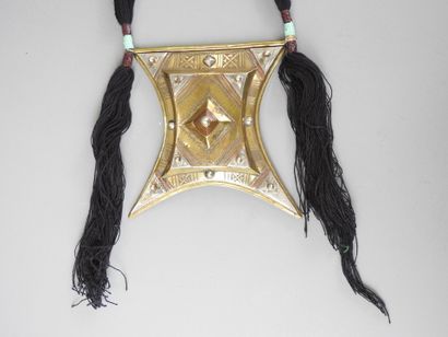 TOUAREG - NIGER: Large Cherot talisman amulet,...