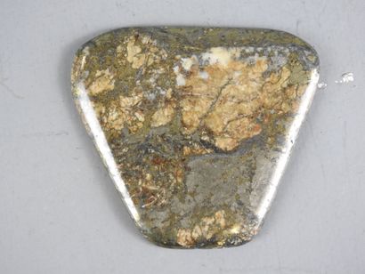 Block of pyrite with well-formed octahedral...