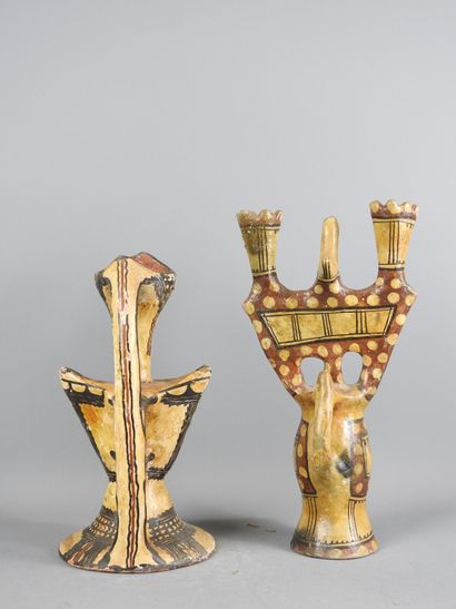 Grande Kabylie Algérie : Deux lampes à huile...