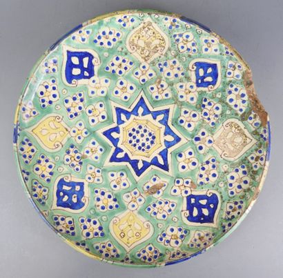 MAROC - FES : Très ancien plat circulaire...