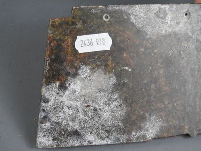 CHINA: Finely carved hardstone axe plate....