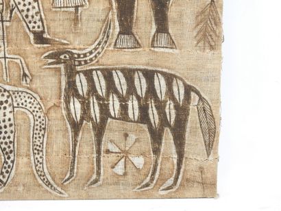 SENOUFO Ivory Coast: Very old Korhogo canvas...