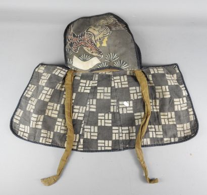 JAPAN: Sashiko fireman's hood and gloves...