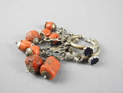 Drâa Valley, Morocco.
Pair of silver 