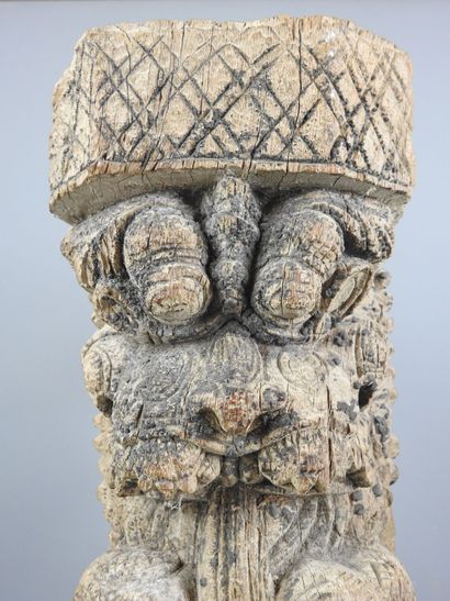 INDIA: Architectural element depicting a...