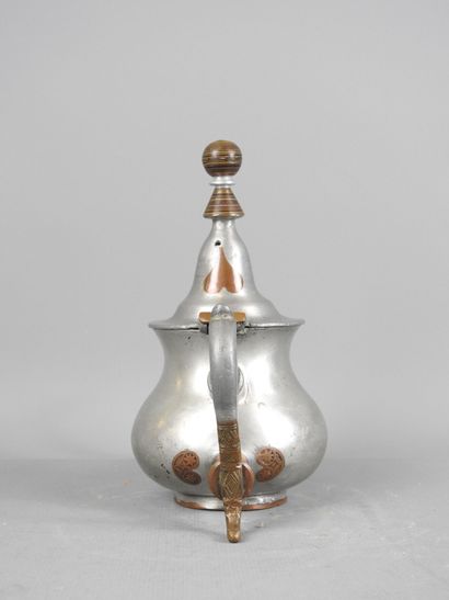 MALI: Tisanière silver-plated metal, copper...