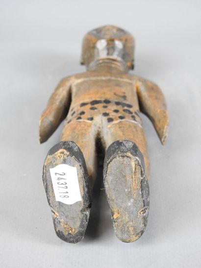 EWE - Togo : Figure de jumelle Venavi. Bois...