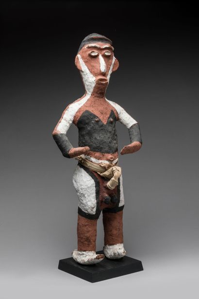 MALEKULA, Vanuatu.
Pâte végétale, belle polychromie,...